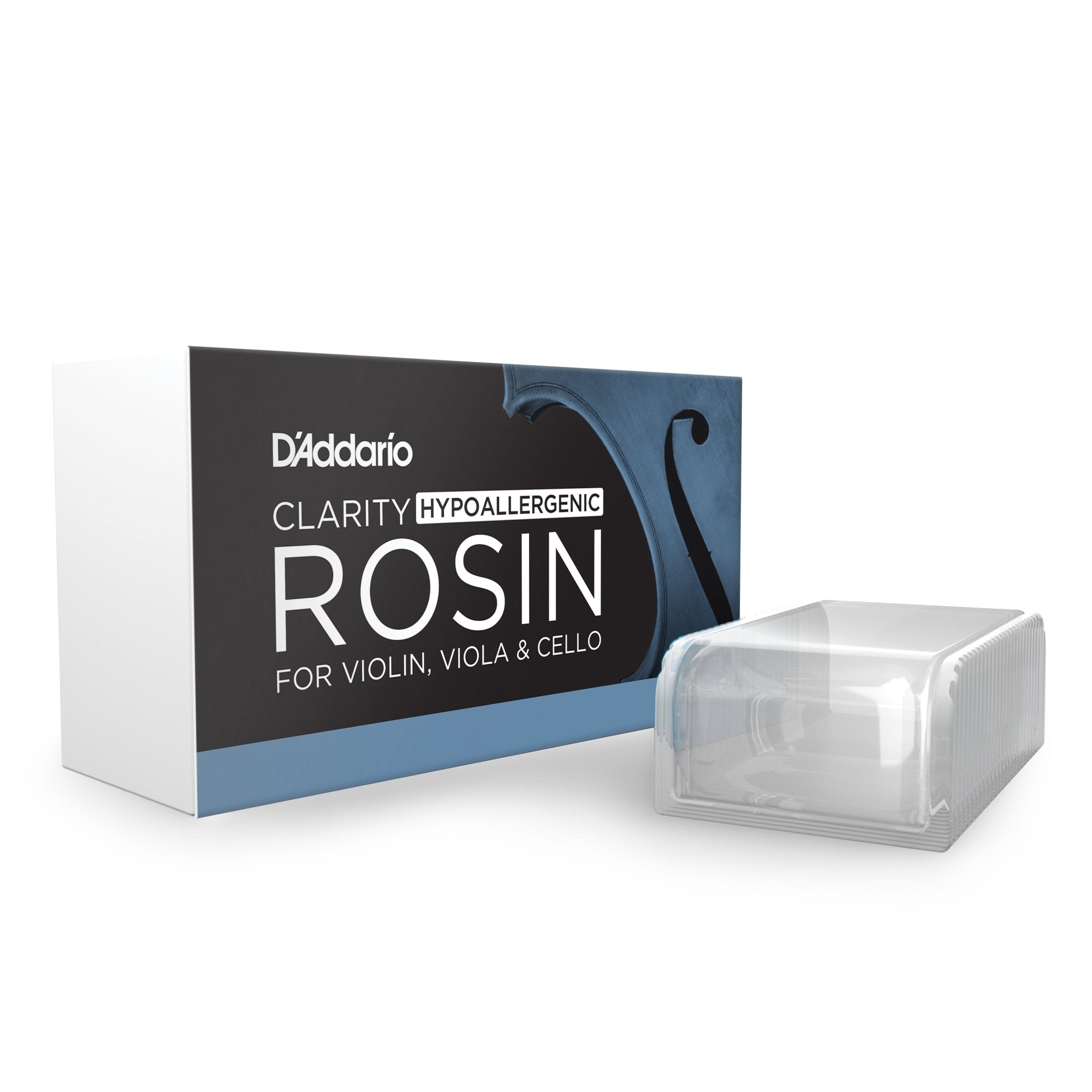 Clarity Hypoallergenic Bow Rosin – D’Addario - AAA Band Instrument Rentals