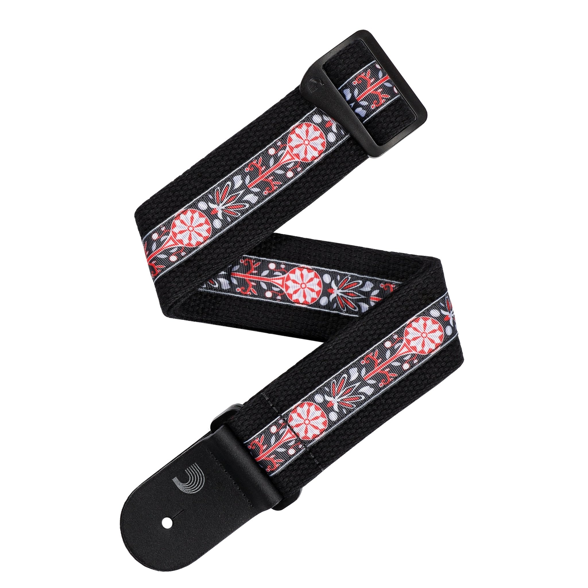 D'Addario Deluxe Cotton Guitar Strap - AAA Band Instrument Rentals