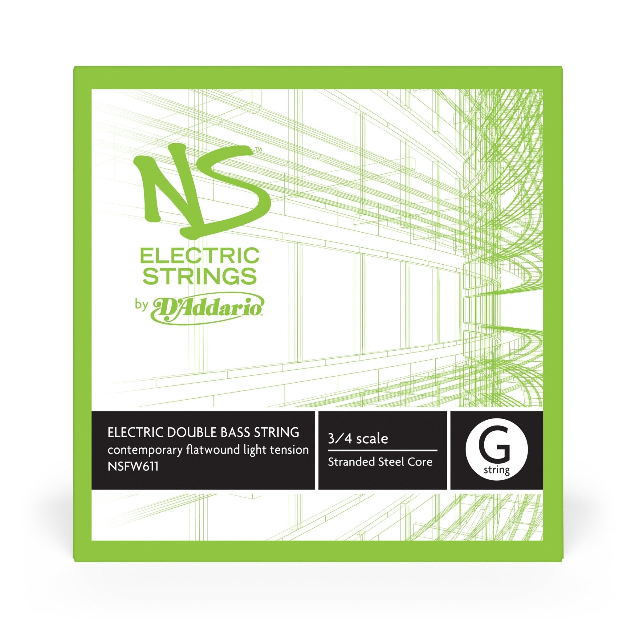 D'Addario NS Electric Contemporary Bass Single G String - AAA Band Instrument Rentals