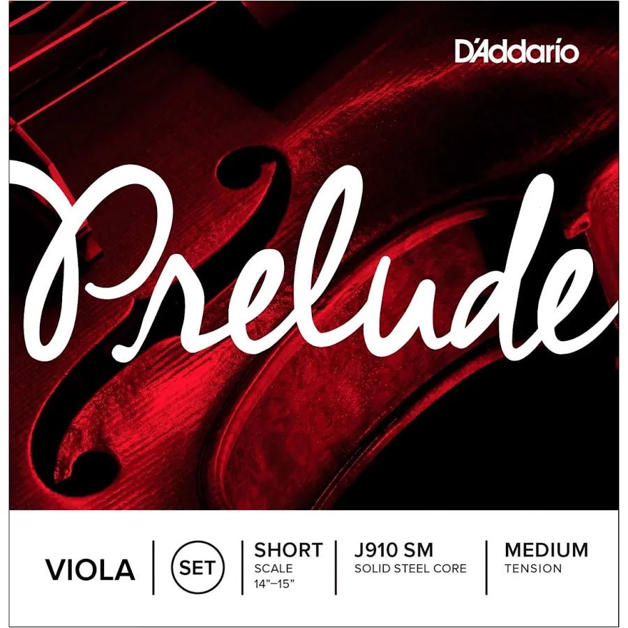 D'Addario Prelude Viola String Set Short Scale Medium Tension - AAA Band Instrument Rentals