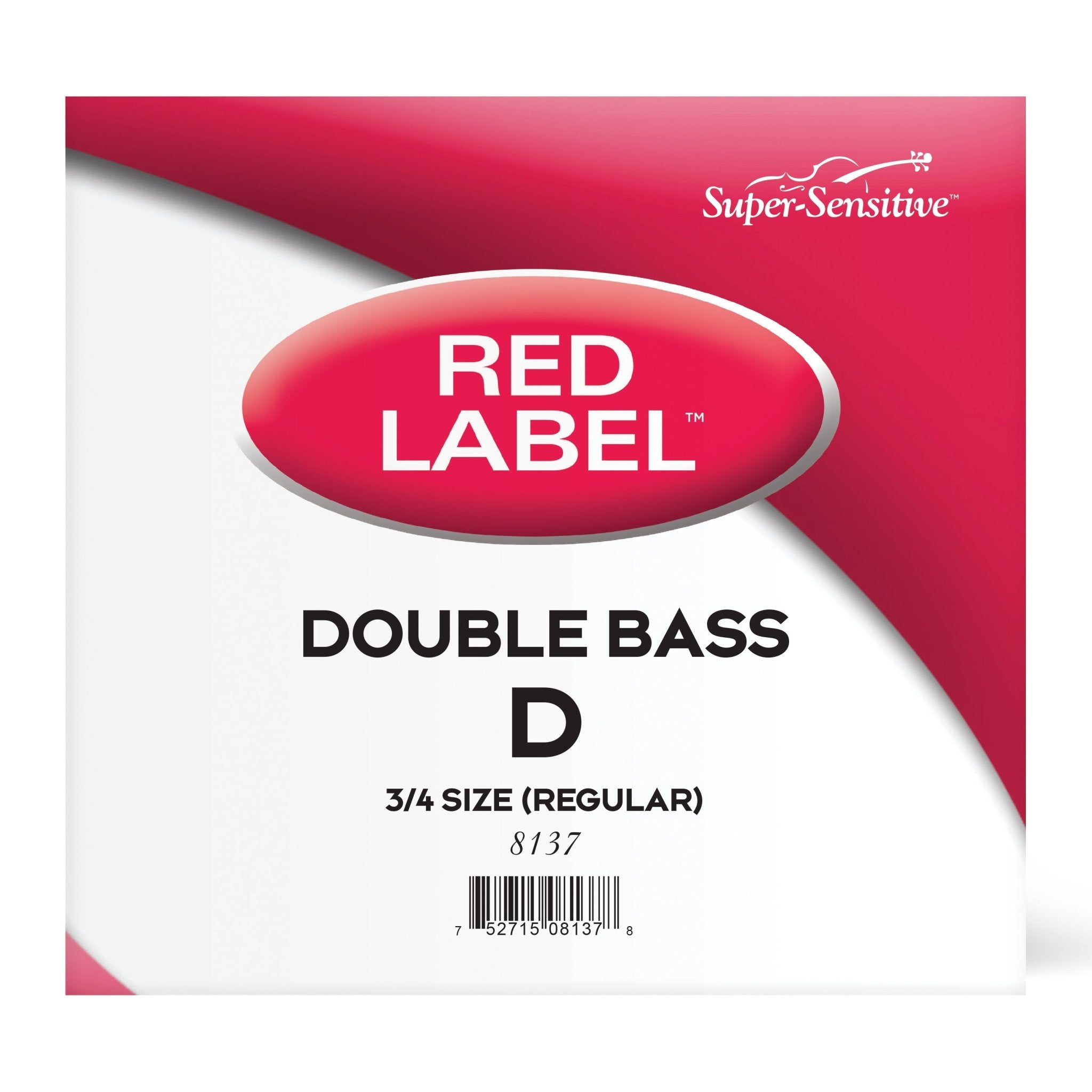 D'Addario Red Label Bass D Single String - AAA Band Instrument Rentals