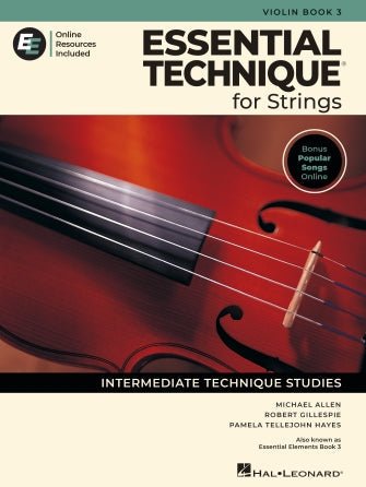 Essential Technique for Strings – Violin Book 3 - AAA Band Instrument Rentals