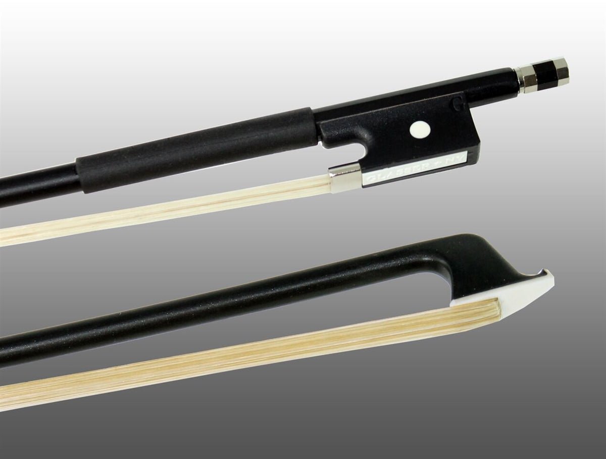 Glasser Violin Bow Fiberglass Half-Lined Frog Leatherette Grip - AAA Band Instrument Rentals