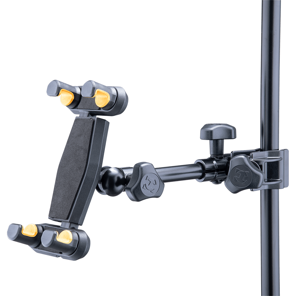 Hercules DG307B - Adaptive Series 2 in 1 Smartphone and Tablet Holder - AAA Band Instrument Rentals