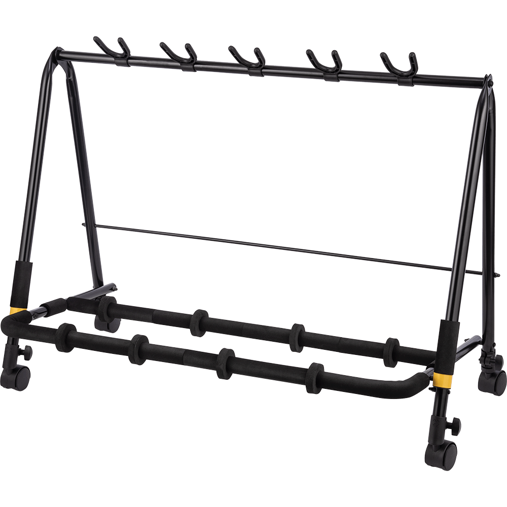 Hercules GS525BPLUS - 5-PC GUITAR DISPLAY RACK WITH CASTERS - AAA Band Instrument Rentals