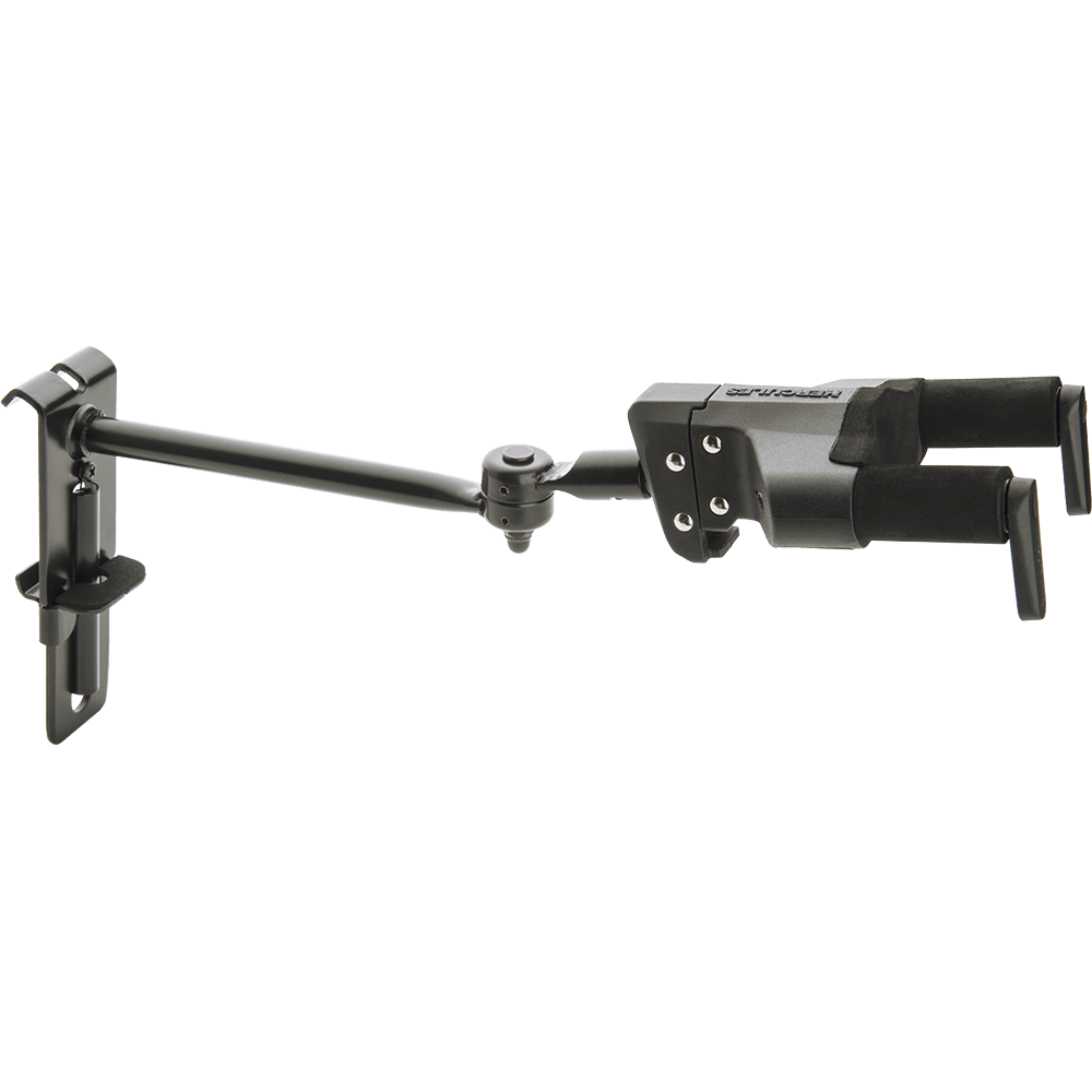 Hercules GSP50HBPLUS - PLUS Series Deluxe Adjustable Gridwall Guitar Hanger w/Long Swivel Arm - AAA Band Instrument Rentals