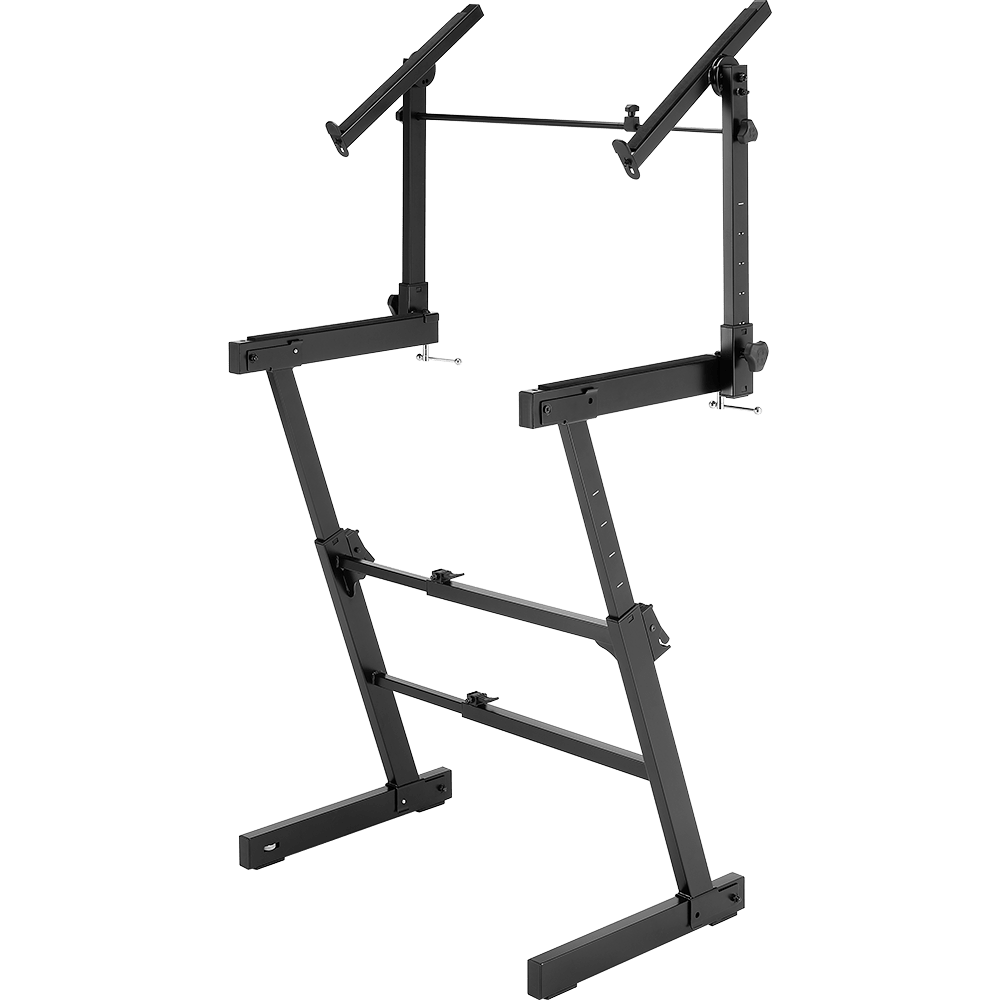 Hercules KS410B - AutoLock Z Keyboard Stand with Tier - AAA Band Instrument Rentals