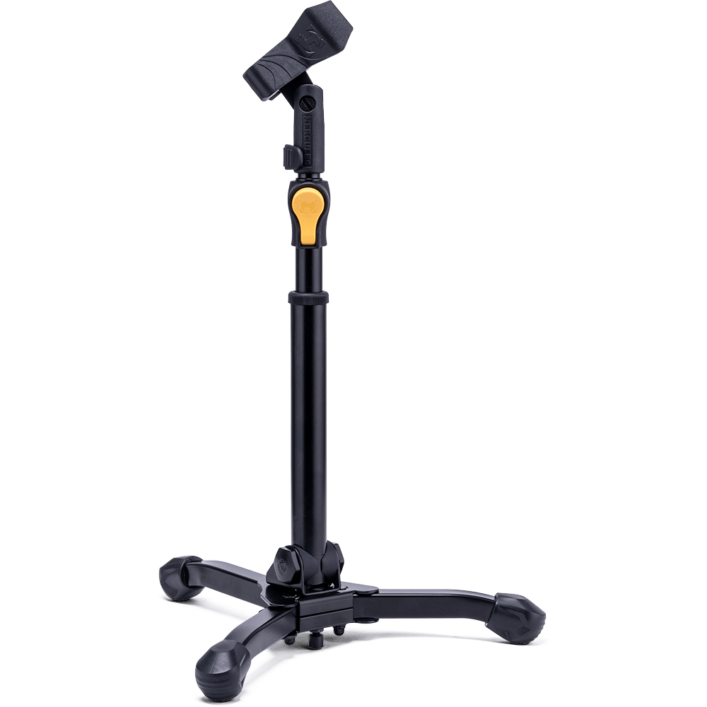 Hercules MS300BPLUS - Tabletop/Bass Drum/Guitar Cab Microphone Stand with Tilting Shaft & EZ grip height adjustment - AAA Band Instrument Rentals