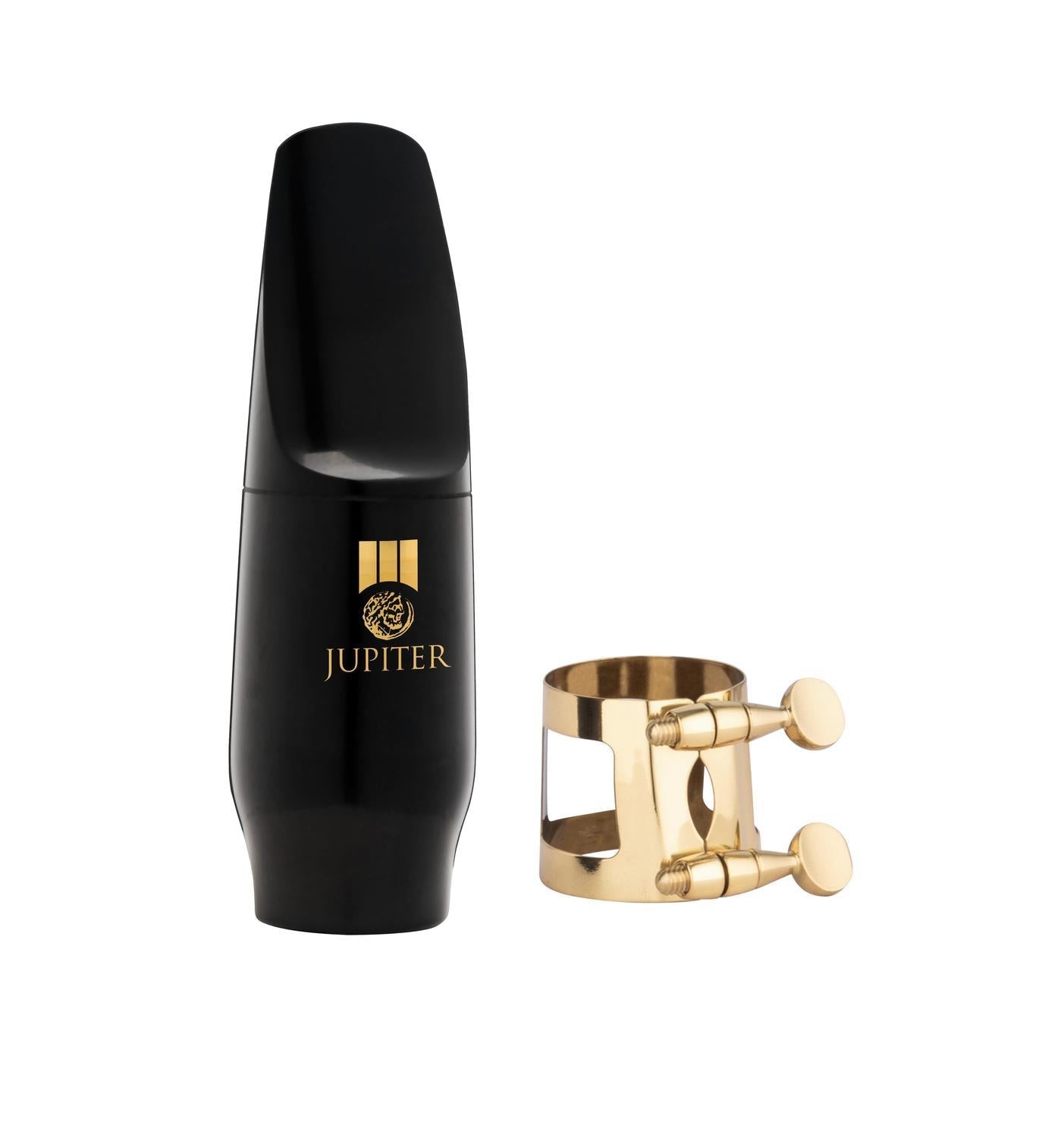 Jupiter Alto Saxophone Mouthpiece Kit | Gold Ligature & Cap - AAA Band Instrument Rentals