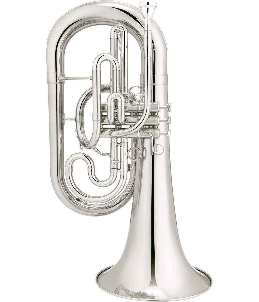 Jupiter JEP1105MS Bb Marching Euphonium – Silver-Plated | Step-Up - AAA Band Instrument Rentals