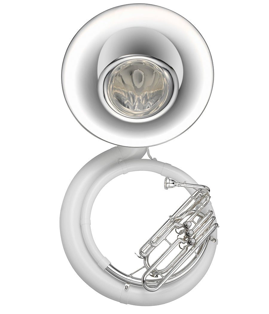 Jupiter JSP1010S BBb Sousaphone – Fiberglass Body Silver-Plated - AAA Band Instrument Rentals