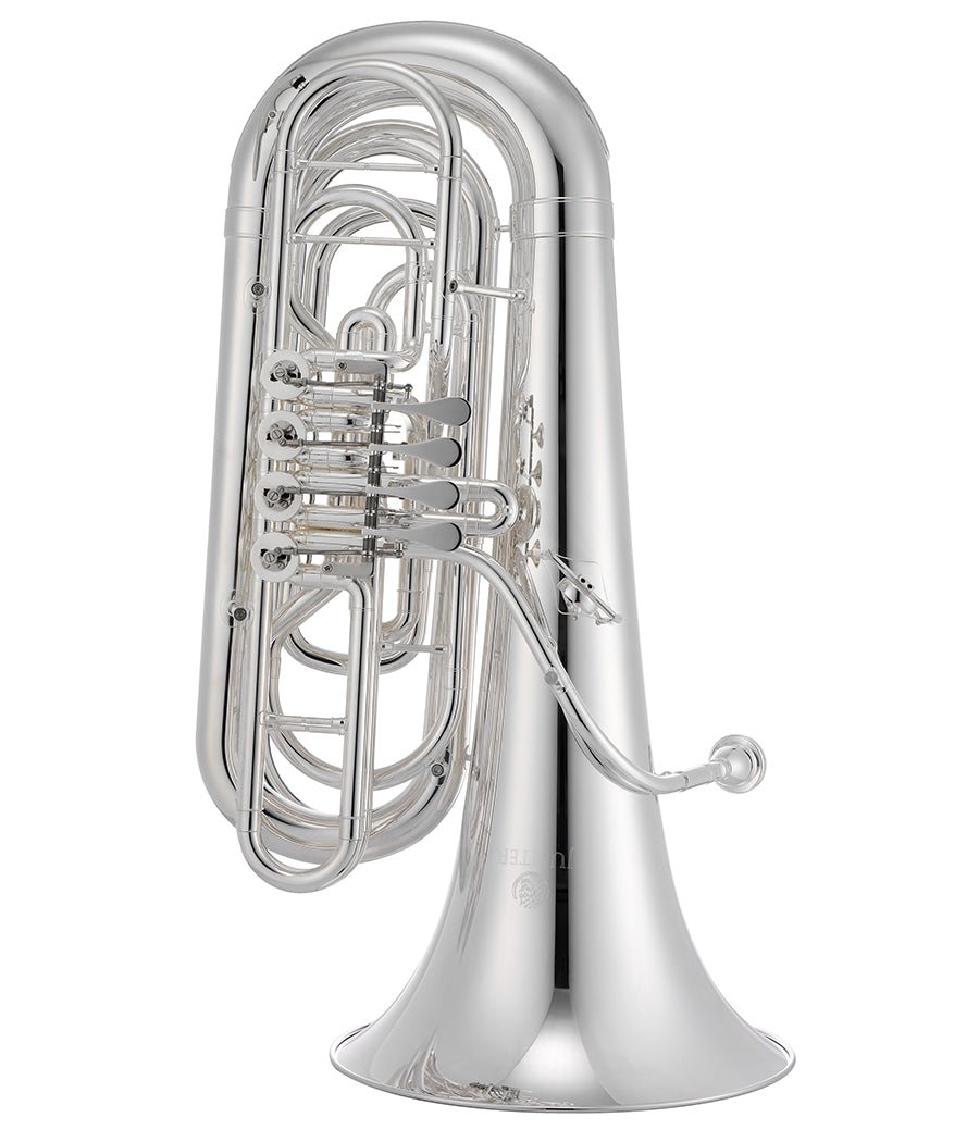 Jupiter JTU1140S BBb Tuba – 3/4 Size – Silver-Plated - AAA Band Instrument Rentals