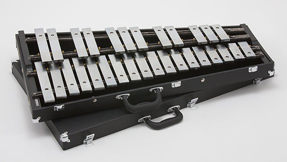 Majestic B3125S 2.5-Octave Orchestra Bells – Steel Bars, Wood Case - AAA Band Instrument Rentals