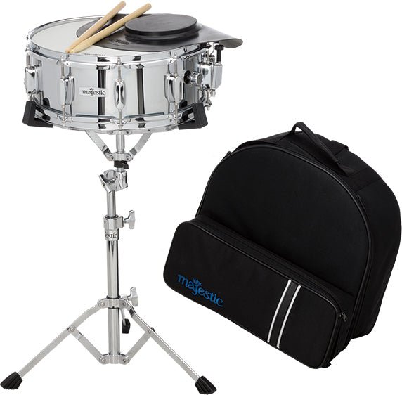 Majestic Backpack Snare Drum Kit — 14"x5" - AAA Band Instrument Rentals