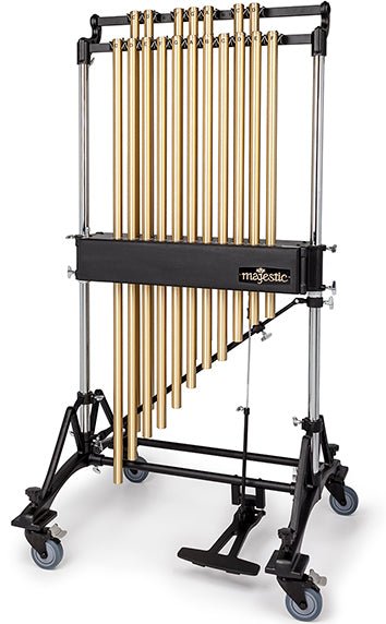 Majestic C6518B 18-Note Concert Chimes – 1.25" Brass Tubes - AAA Band Instrument Rentals