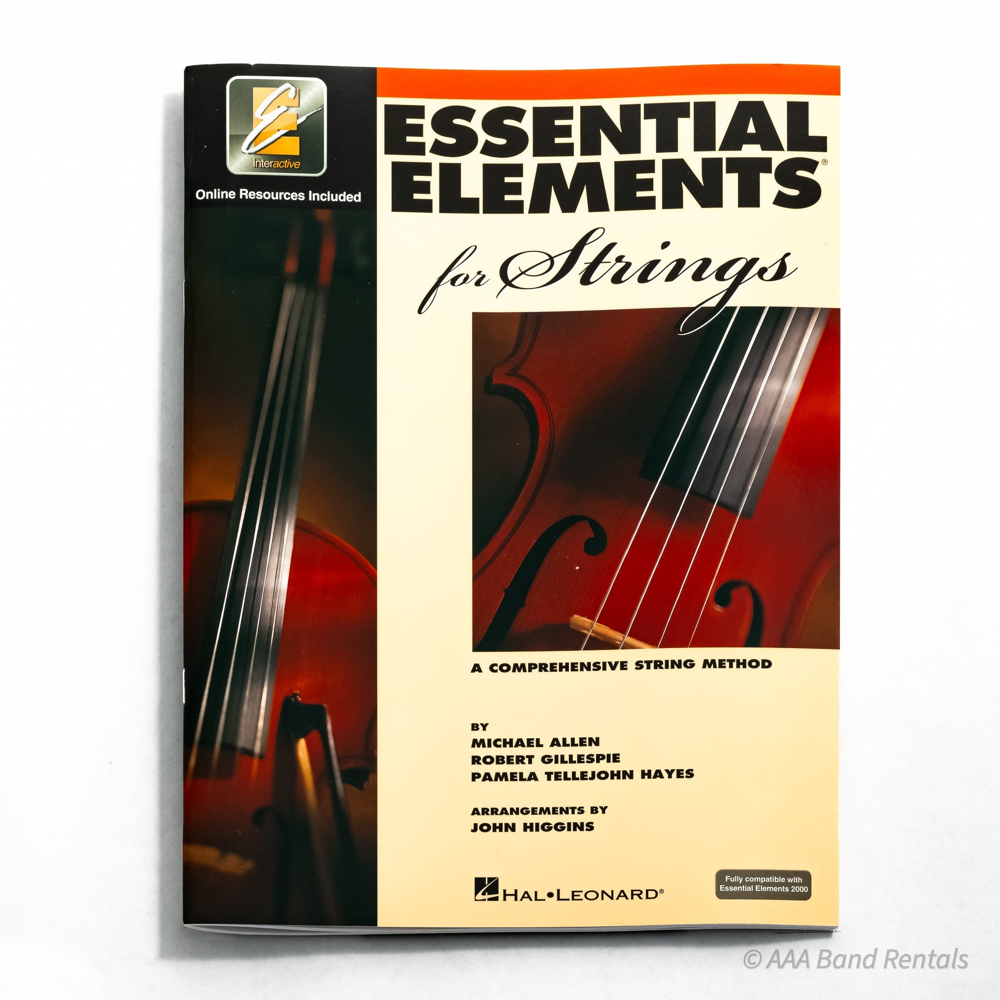 Music Book: “Essential Elements for Strings” - AAA Band Instrument Rentals