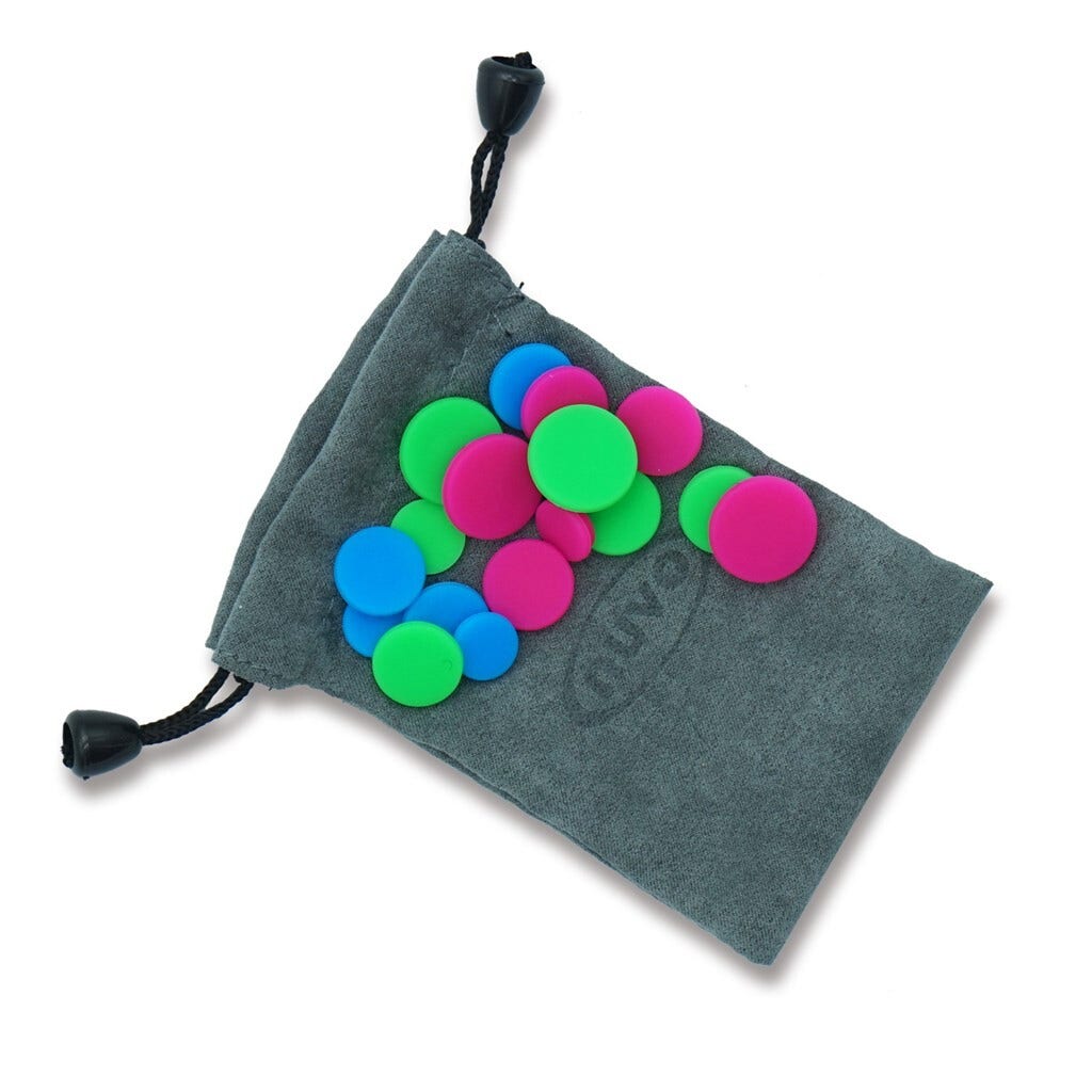NUVO Coloured Key Caps Set – Mixed Colors | For jFlute & Student Flute - AAA Band Instrument Rentals