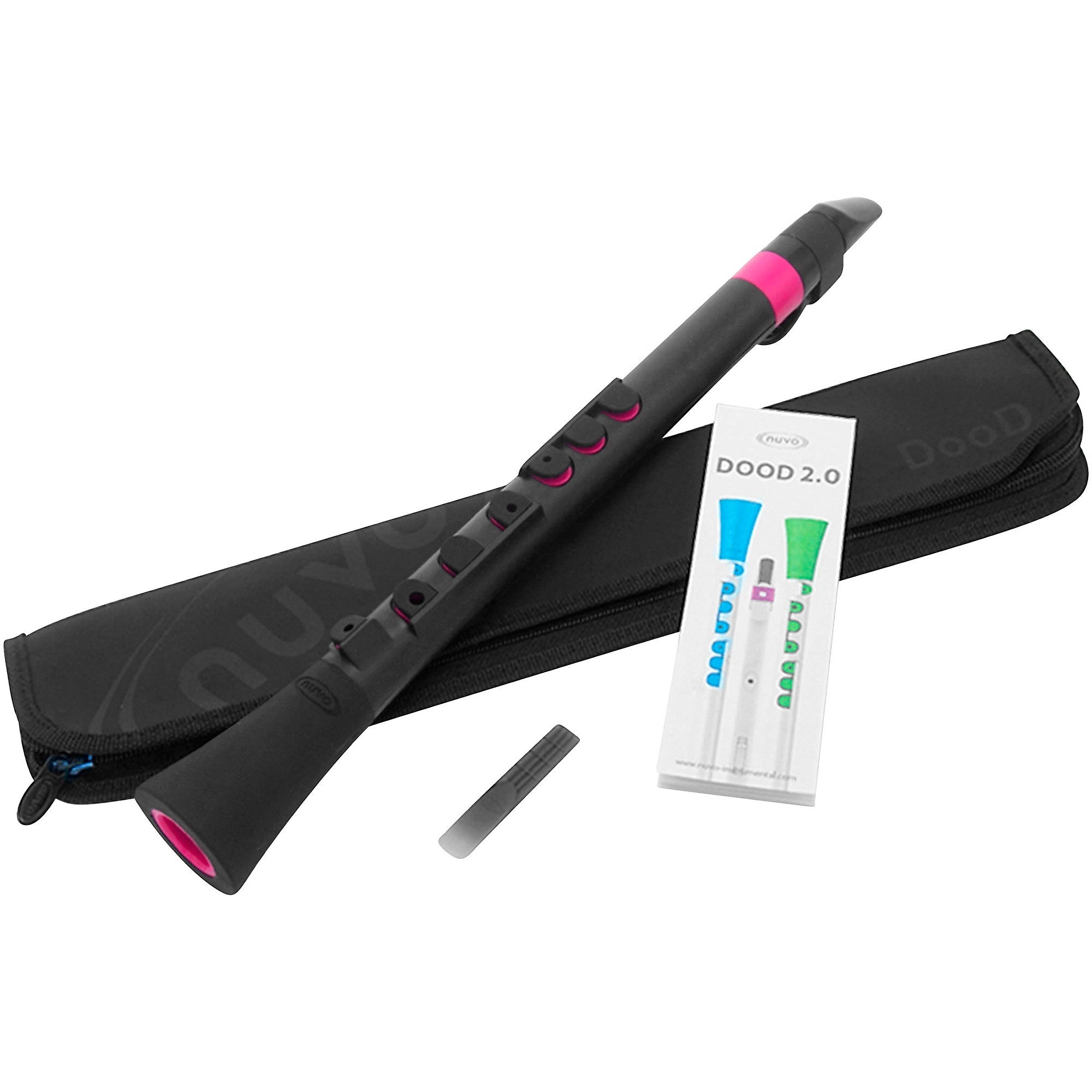 NUVO Dood Reed Starter Instrument – Black/Pink | Pre-Band Single Reed - AAA Band Instrument Rentals