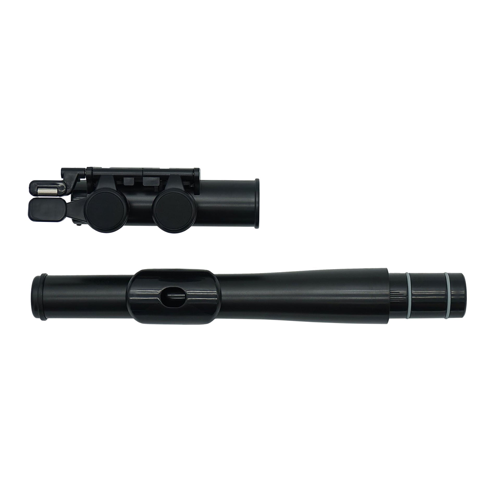 NUVO jFlute 2.0 Upgrade Kit – Black | Straight Head Joint + C Foot Joint - AAA Band Instrument Rentals