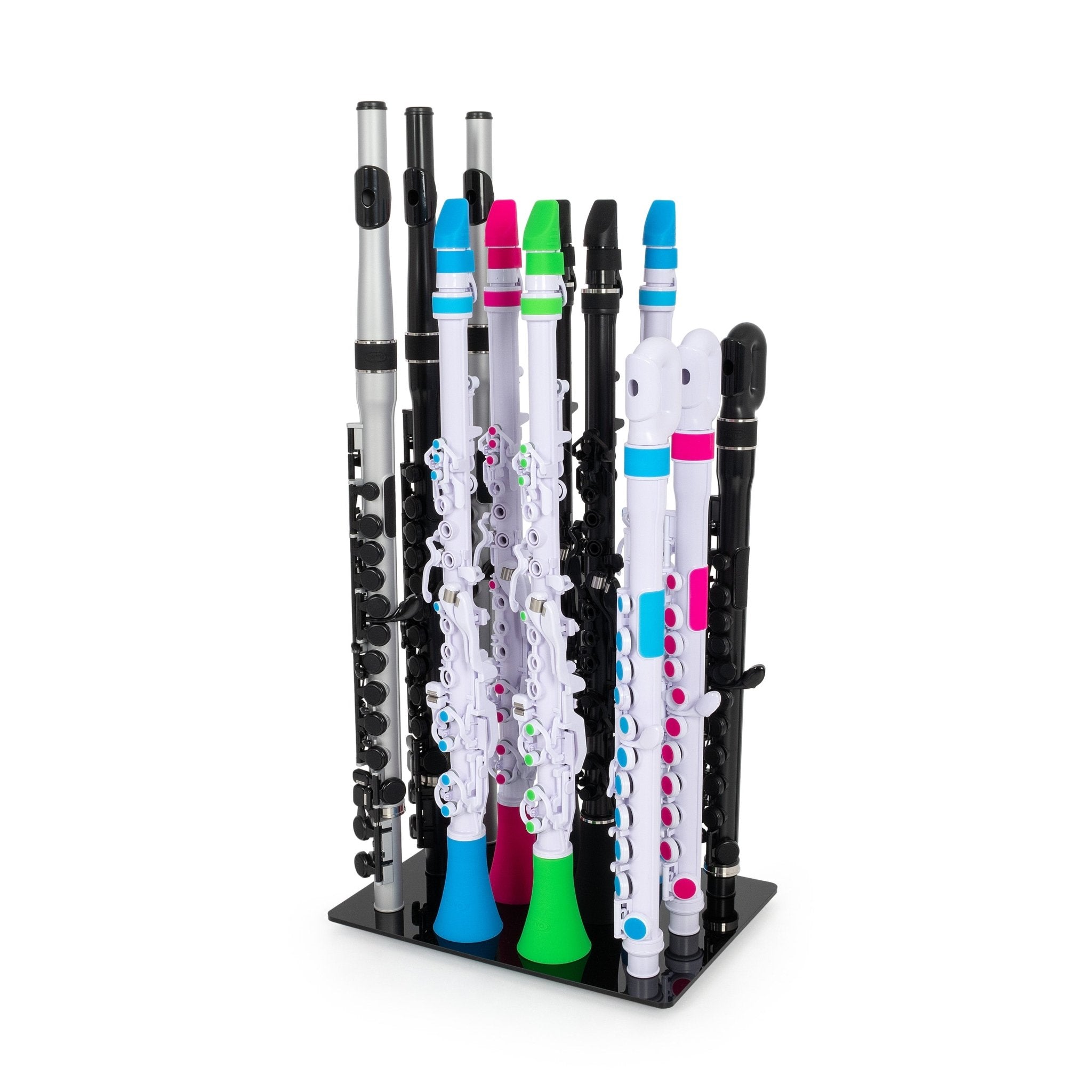 NUVO School Desk Rack – 12 Instruments | For Clarinéo & jFlute - AAA Band Instrument Rentals