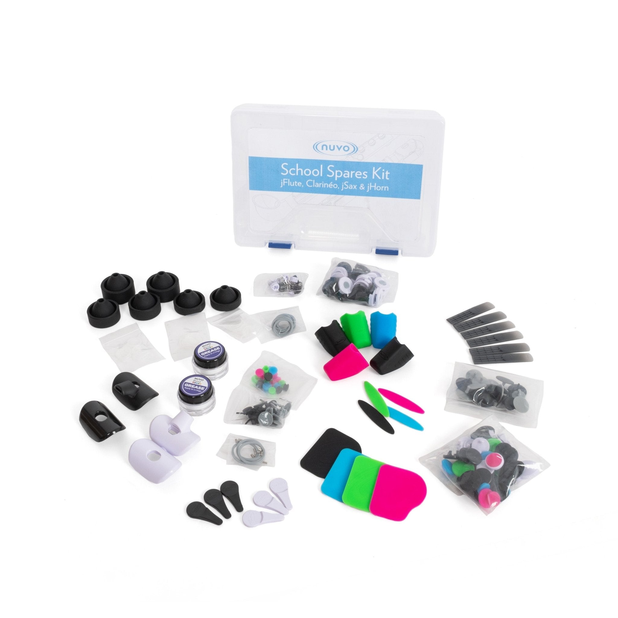 NUVO School Spares Kit – WindStars 2/3 | j-Series Replacement Parts - AAA Band Instrument Rentals