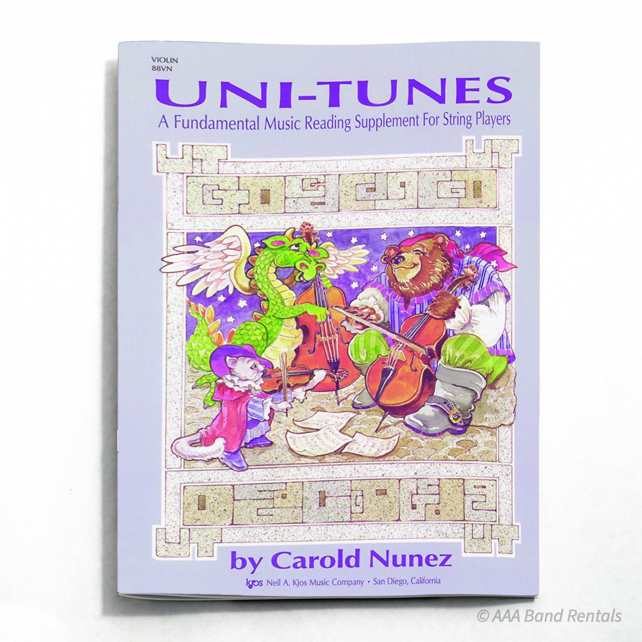 Uni-Tunes Violin Bk1 - AAA Band Instrument Rentals