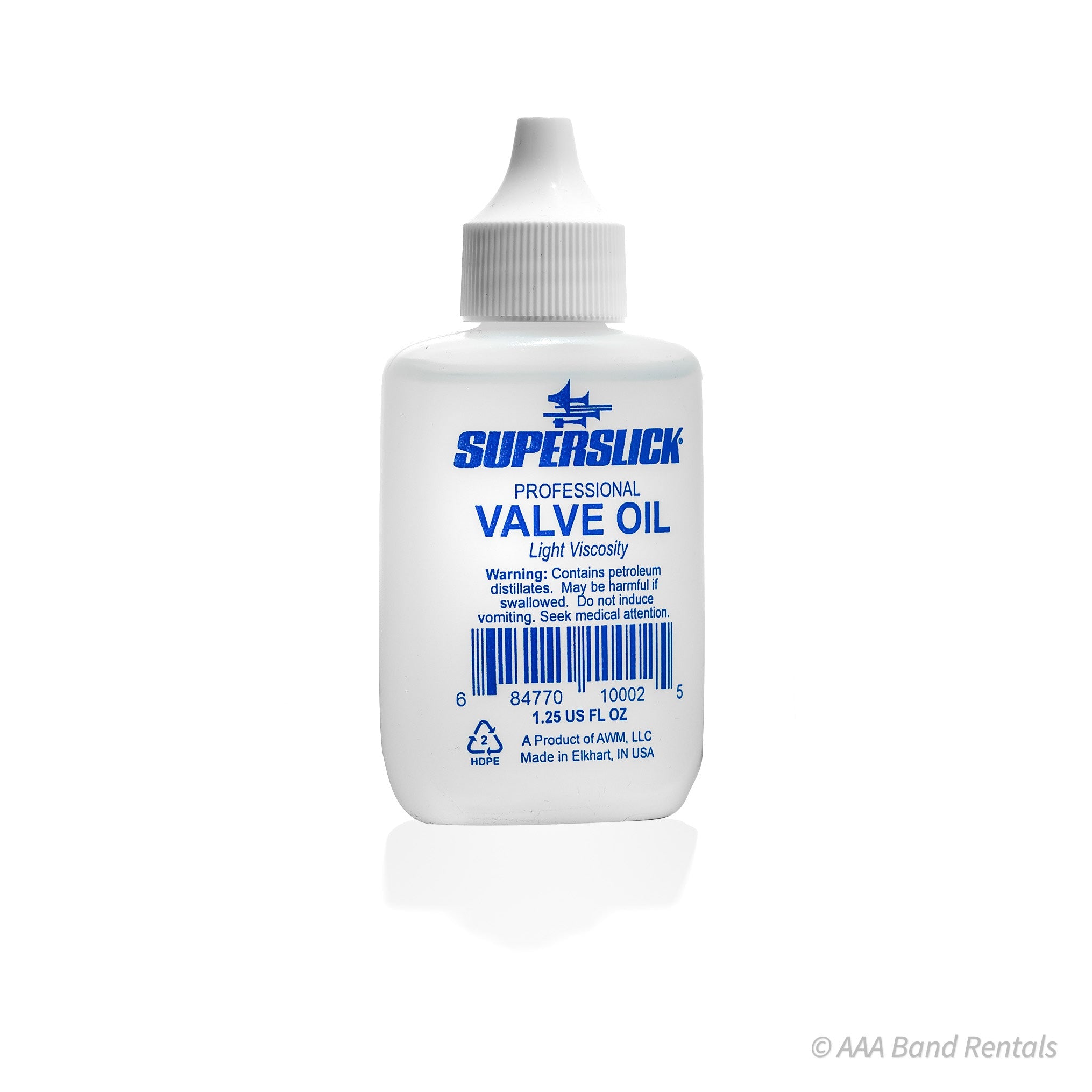 Valve Oil – Superslick 1.25oz - AAA Band Instrument Rentals