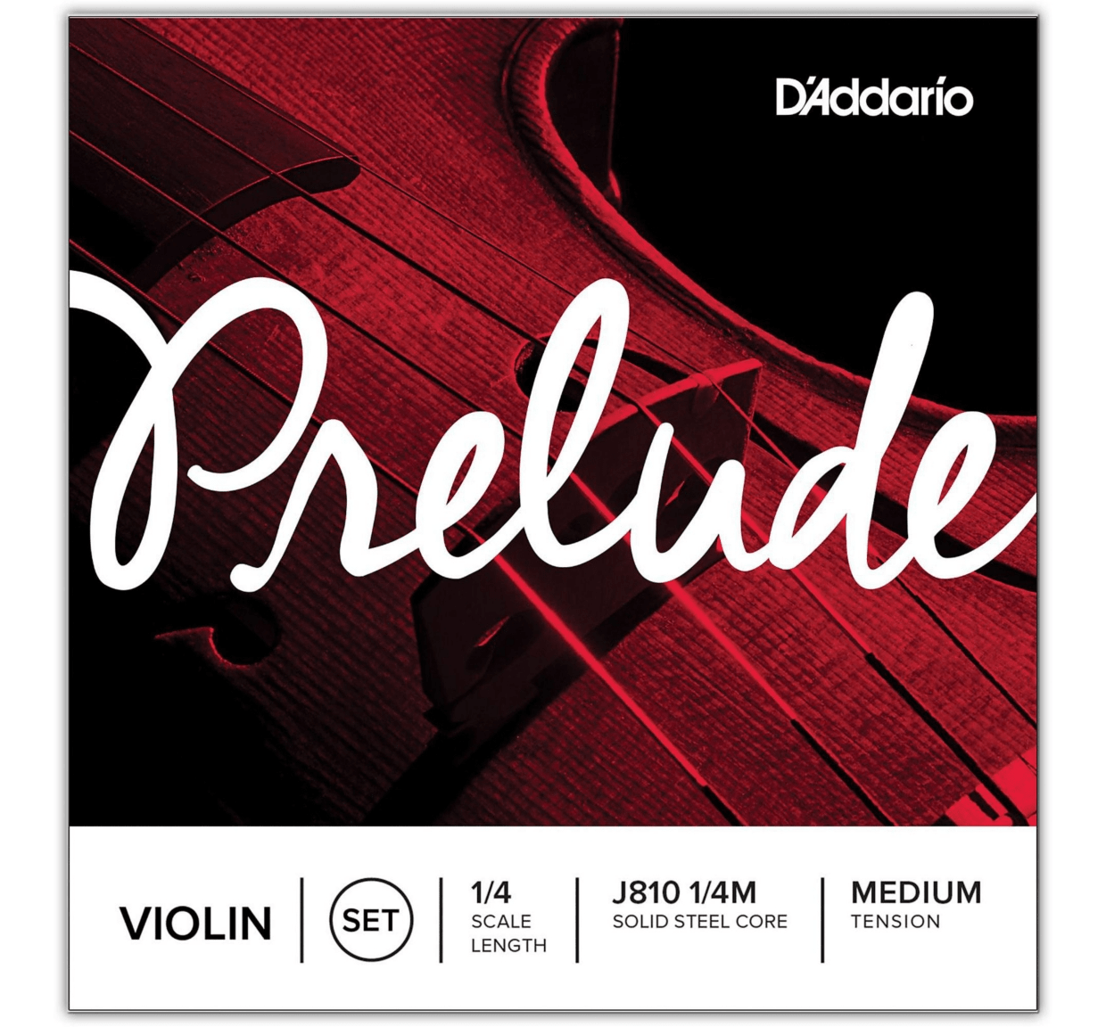 Violin String Set – D’Addario Prelude – 1/4–4/4 Size - AAA Band Instrument Rentals