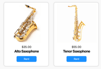 Saxophone Rentals - AAA Band Instrument Rentals