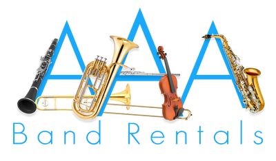 AAA Band Rentals Blue Logo