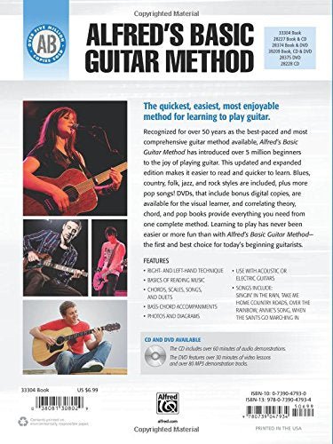 Alfred's Basic Guitar Method Book 1 (3rd Edition) - AAA Band Instrument Rentals