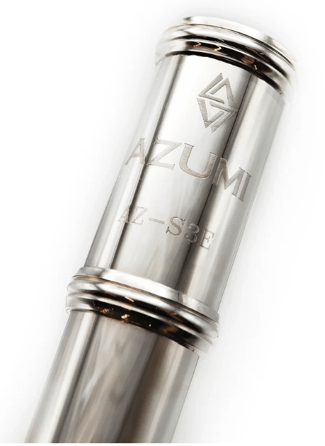 Azumi AZ3 Professional Flute — All Sterling Silver with Split E & Offset G - AAA Band Instrument Rentals