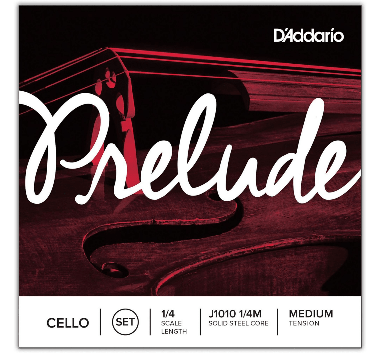 Cello String Set – D’Addario Prelude – 1/4–4/4 Size - AAA Band Instrument Rentals
