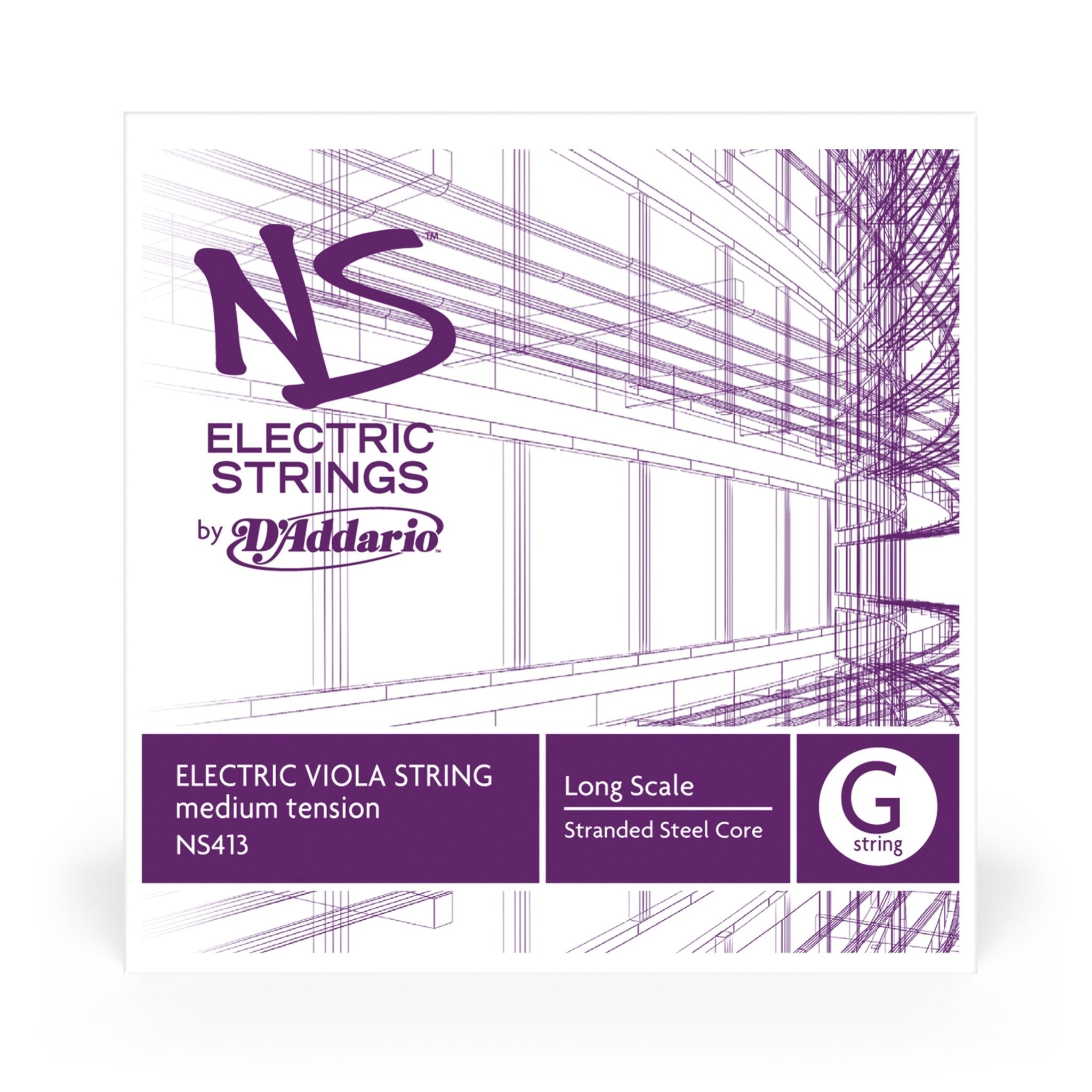 D'Addario NS Electric Viola Single G String - AAA Band Instrument Rentals