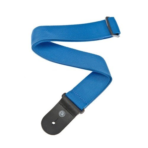 D'Addario PWS102 Polypropylene Guitar Strap – Blue - AAA Band Instrument Rentals