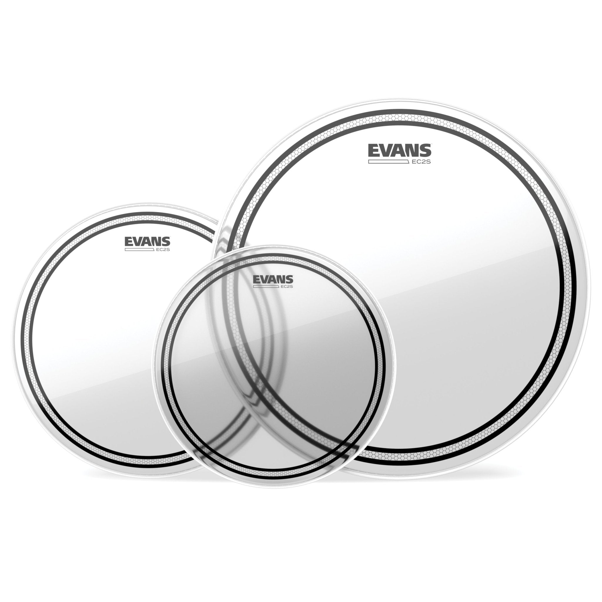 Evans EC2S Clear Tom Pack - AAA Band Instrument Rentals