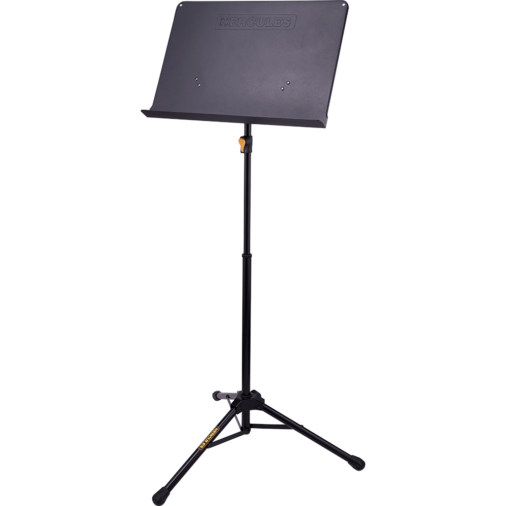 Hercules BS223B - EZ Grip two-Section Tripod Orchestra Stand with Solid Desk - AAA Band Instrument Rentals