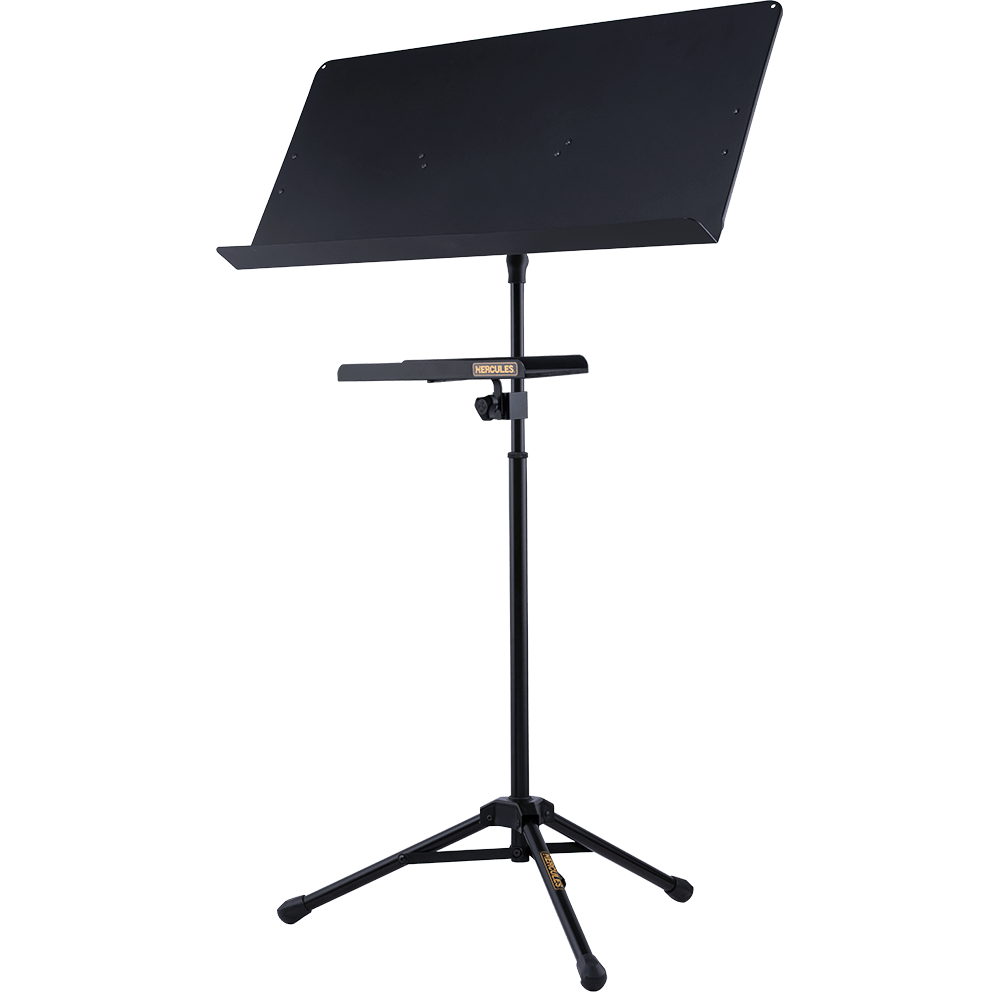 Hercules BS243B-HA103 - EZ Grip Two-Section Conductor Stand with Extended Desk - AAA Band Instrument Rentals