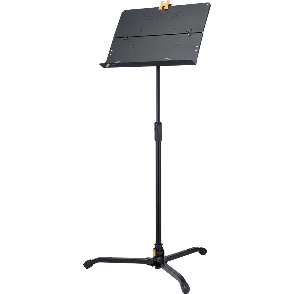 Hercules BS301B - EZ Clutch Tripod Orchestra Stand with Foldable Desk - AAA Band Instrument Rentals