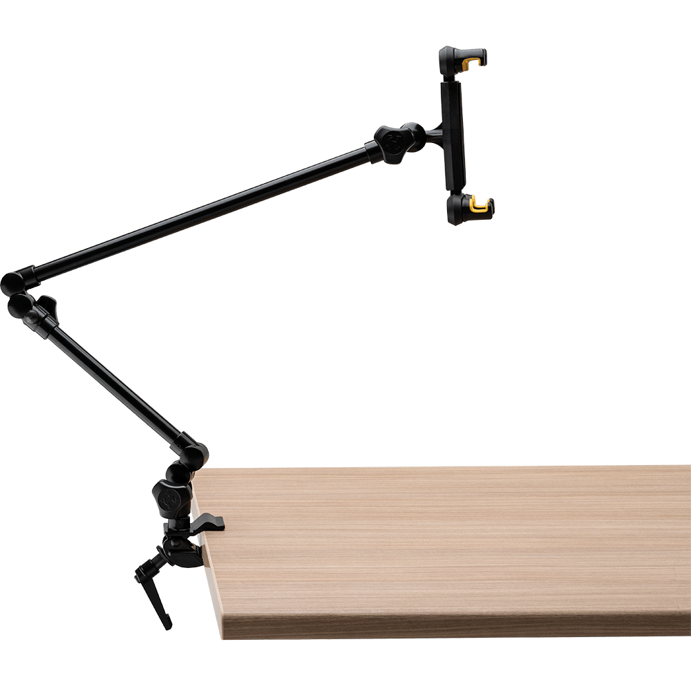 Hercules DG327B - Tablet Arm Holder - AAA Band Instrument Rentals