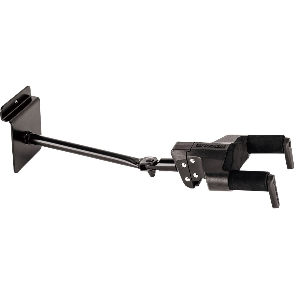 Hercules GSP40SBPLUS - PLUS Series Universal AutoGrip Slat Wall Guitar Hanger (with 16 mm Insertion) - AAA Band Instrument Rentals