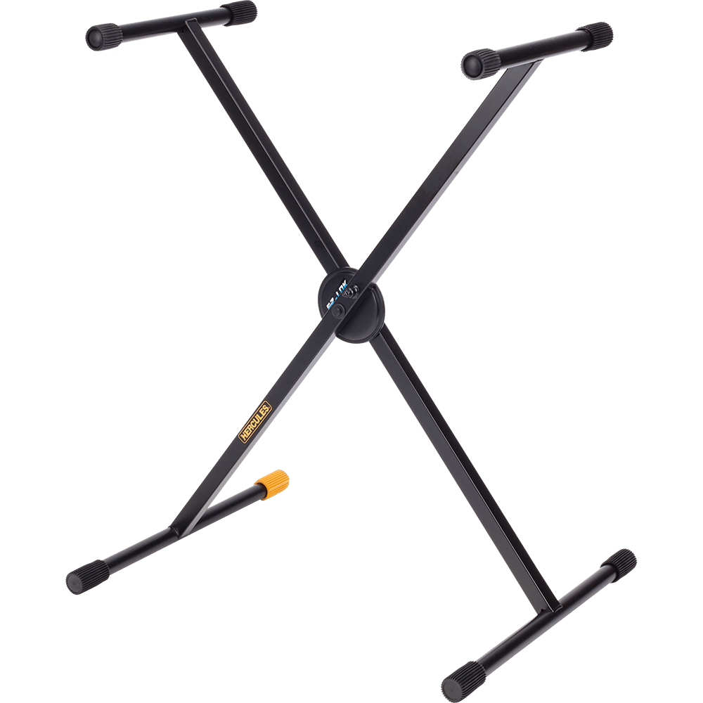 Hercules KS110B - EZ-LOK Single X Keyboard Stand - AAA Band Instrument Rentals