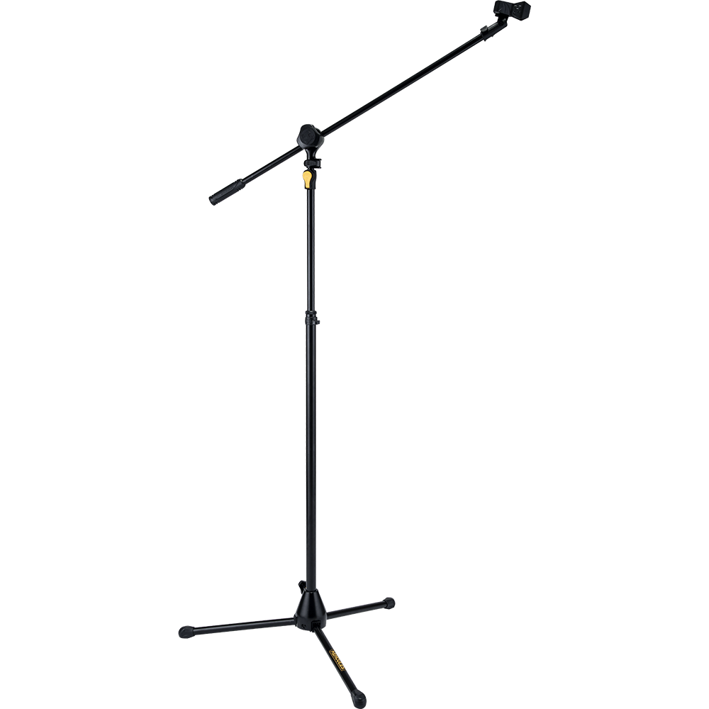 Hercules MS632BPLUS - EZ Grip Tripod Microphone Stand with 2-in-1 Boom & EZ Microphone Clip - AAA Band Instrument Rentals