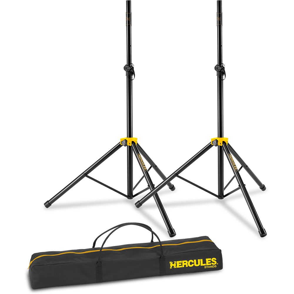 Hercules SS200BB - Stage Series Speaker Stand with Smart Adaptor with Bag (Twin Pack) - AAA Band Instrument Rentals
