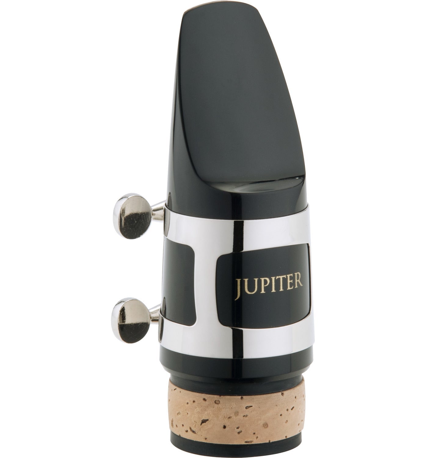 Jupiter Bass Clarinet Mouthpiece Kit | Nickel-Plated Ligature & Cap - AAA Band Instrument Rentals