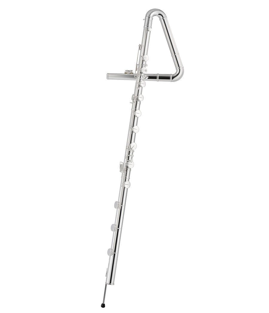 Jupiter JCF1000 Contrabass Flute in C – Silver-Plated Brass - AAA Band Instrument Rentals