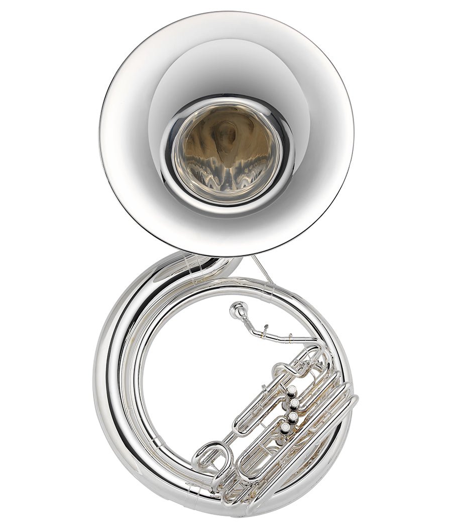 Jupiter JSP1110S BBb Sousaphone – Brass Body Silver-Plated | Quad Valve - AAA Band Instrument Rentals