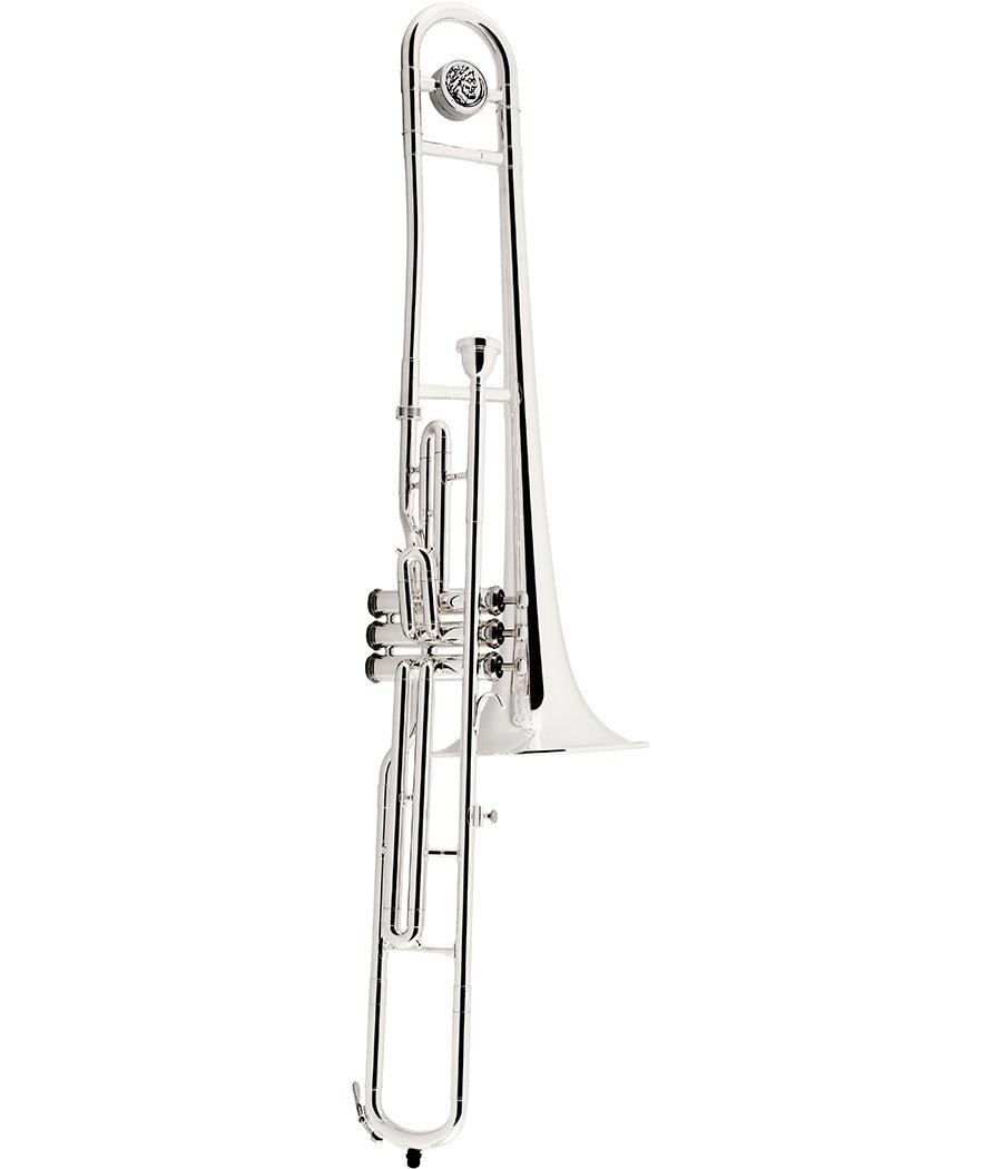 Jupiter JTB720VSQ Valve Trombone in C – Silver-Plated - AAA Band Instrument Rentals