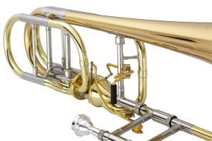 Jupiter/XO 1240L-T Professional Bass Trombone – Bb/F/Gb/D | Thru-Flo Valve - AAA Band Instrument Rentals