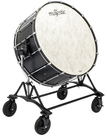 Majestic MFCB3622 36×22" Concert Bass Drum with Field Tilting Stand - AAA Band Instrument Rentals
